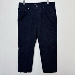 Brax Feel Good Mens 32 Cesar Straight Leg Wool Pant Grey Color